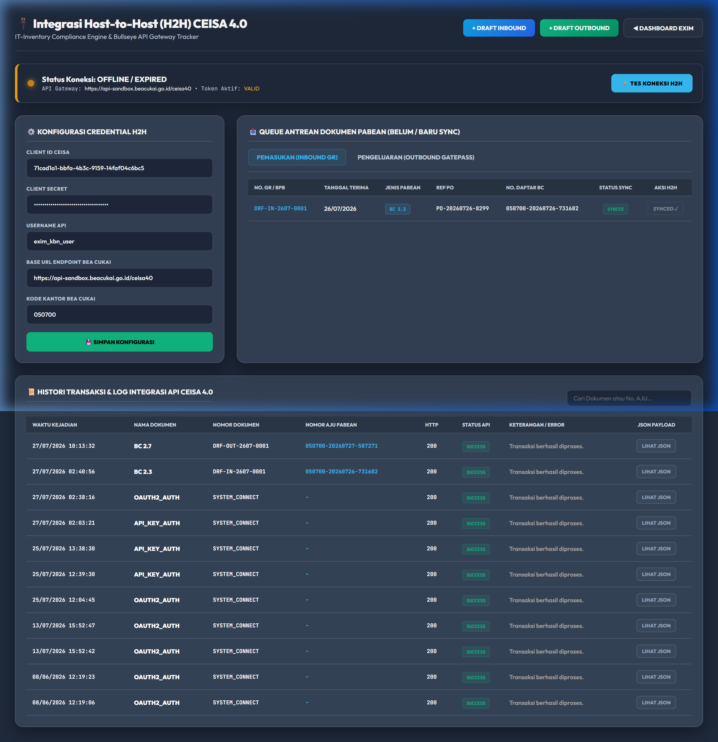 H2H CEISA 4.0 Screenshot
